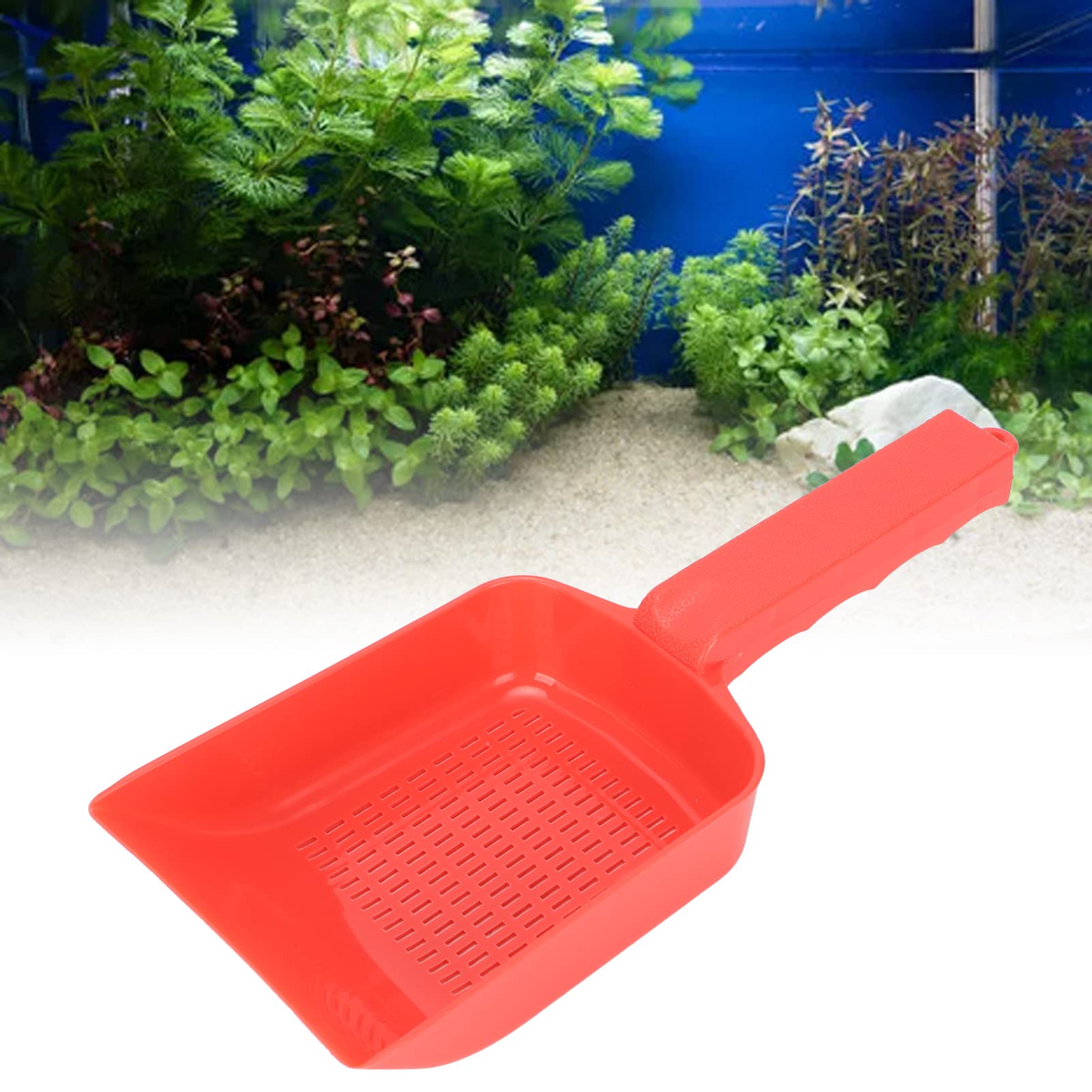 Pssopp Aquarium Sand Scraper Aquarium Gravel Sand Shovel Fish Tank Cleaning Scoop for Fish Tank or Terrarium Tank