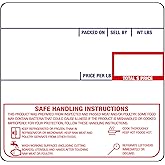 CEPRICO - CĀS 8040 Scale Labels | 12 Rolls for CĀS Scales | CĀS lst-8040 Printing Scale Label | Quality for CĀS Digital Scale | UPC Safe Handling | CĀS lp 1000 | 58 x 60 mm | 500 Labels for Scales