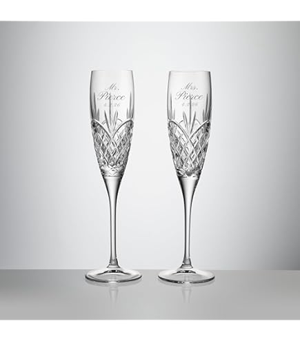 Hestia Bright Lot De 2 Flûtes À Champagne Festonnées Roses | FR