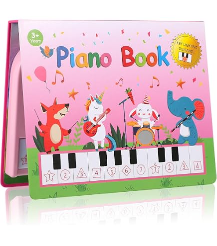 Calcomanías De Teclado De Piano Arcoíris Para Niños - Notas Musicales ABC, Extraíbles Y Sin Residuo