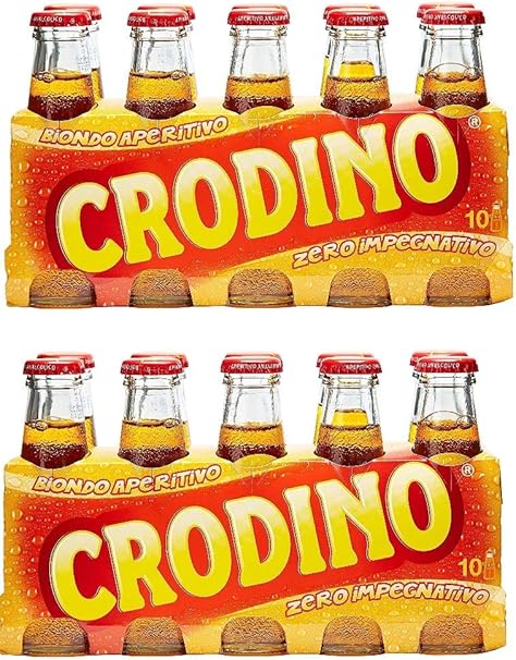 20 X San Pellegrino Crodino Italian Aperitif Drink Beverage 100 Ml Non Alcolico Amazon It Alimentari E Cura Della Casa