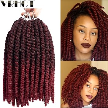 Buy Vrhot 8aa A 6packs Afro Kinky Twist Crochet Hair Ombre Havana