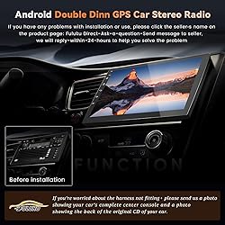 Fuluku【8 Core 4+64GB】 9 Inch Android Double Din