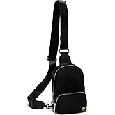 Pander Small Crossbody Sling Bag for Women, Compact Shoulder Chest Bag with Adjustable Strap