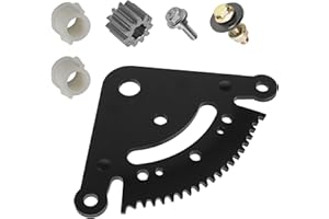 Caltric Steering Sector & Pinion Gear W/Bushings Compatible With John Deere D130 D140 D150 D160 D170