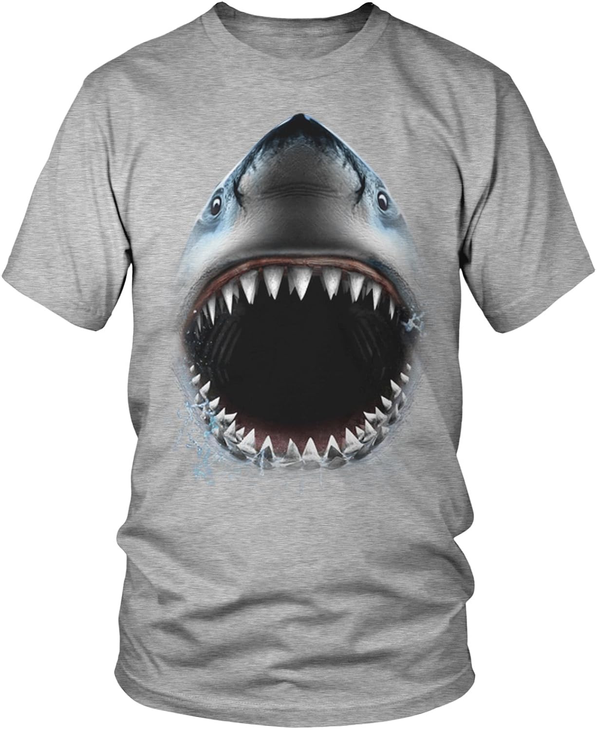 Amdesco Great White Shark Bite, Shark Face Jaw Men's T-Shirt