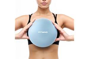 FITMIND Pilates Ball - 10 Inch Core Ball for Yoga, Stability, Fitness, Ab & Core Workout, Physical Therapy