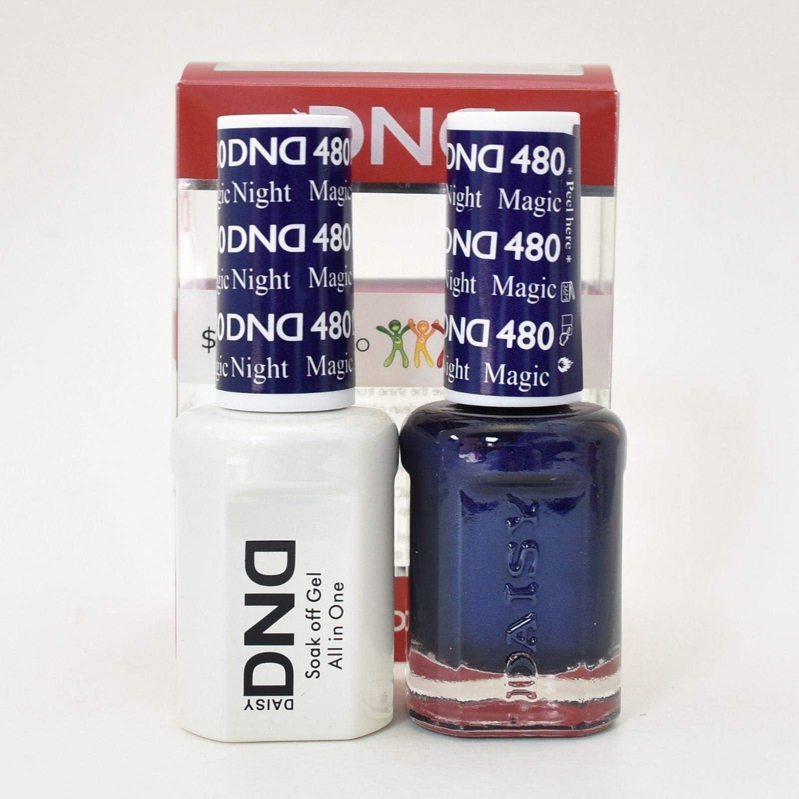 DND Soak Off Gel Polish Dual Matching Color Set 480, Magic Night