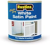 Rustins Satin White 250ml Quick Dry Paint view 1