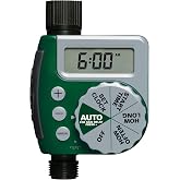 Orbit Programmable Digital Hose Watering Timer - 1 Outlet - Battery Powered - with LCD Screen - Built-in Rain Delay - Water-Resistant - 62061