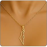 SURI Star of David Necklace for Women | Israel Necklace | Mezuzah Necklace with Magen David Pendant | Available in 14K Gold-Filled or Silver Stainless Steel | Jewish Jewelry, Includes a Gift Box