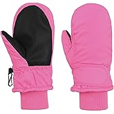 American Trends Toddler Mittens Boys Snow Waterproof Ski Mitten Fleece Warm Winter Kids Gloves for Baby Boy Girl