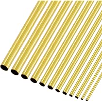 Lot De 4 Tubes En Acier Inoxydable 304 - Longueur 300 Mm, Diamètre 6 Mm, épaisseur 0.4 Mm, Pour Bricolage, Décoration, Modélisme