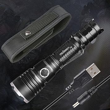 ORCATORCH T30 970lumen LED Taschenlampe IP68 Wiederaufladbar Handlampe für gehende Hundeschutzwachen