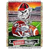 Officially Licensed NCAA "Home Field Advantage" Woven Tapestry Throw Blanket, 48" x 60", Multi Color