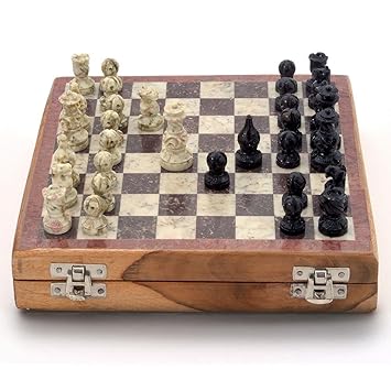 Generic UFC Mart Jaipur Raga Real Makrana Marble Chess Board