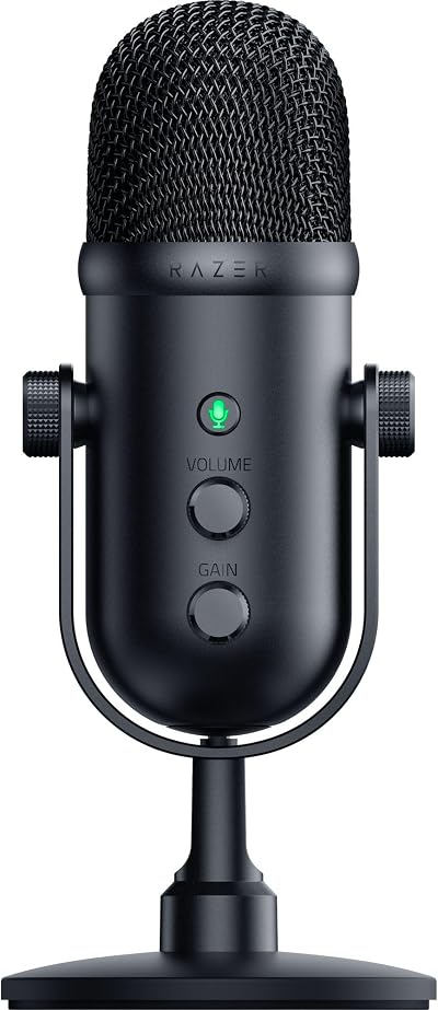 Razer Seiren V2 Pro Professional USB Microphone Dynamic, High Pass Filter