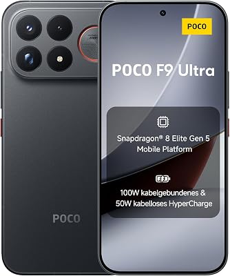 Poco F9 Ultra 5G, Smartphone 16+1TB, Black, 8050mAh Akku, 100W Laden