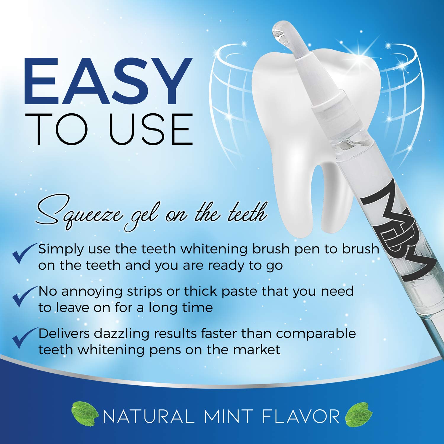 Teeth Whitening Pen [ 3 Pens] Safe 35 Carbamide Peroxide Gel