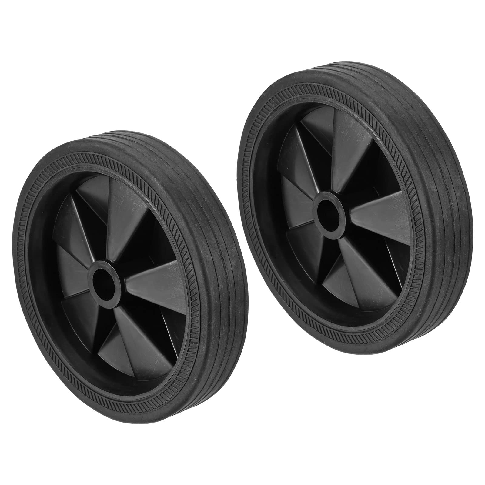 PATIKIL 5.8" Air Compressor Wheels, 2 Pack Universal Air Compressor Wheel Replacement Part with 0.6" Dia. Hole for Easy Mobility