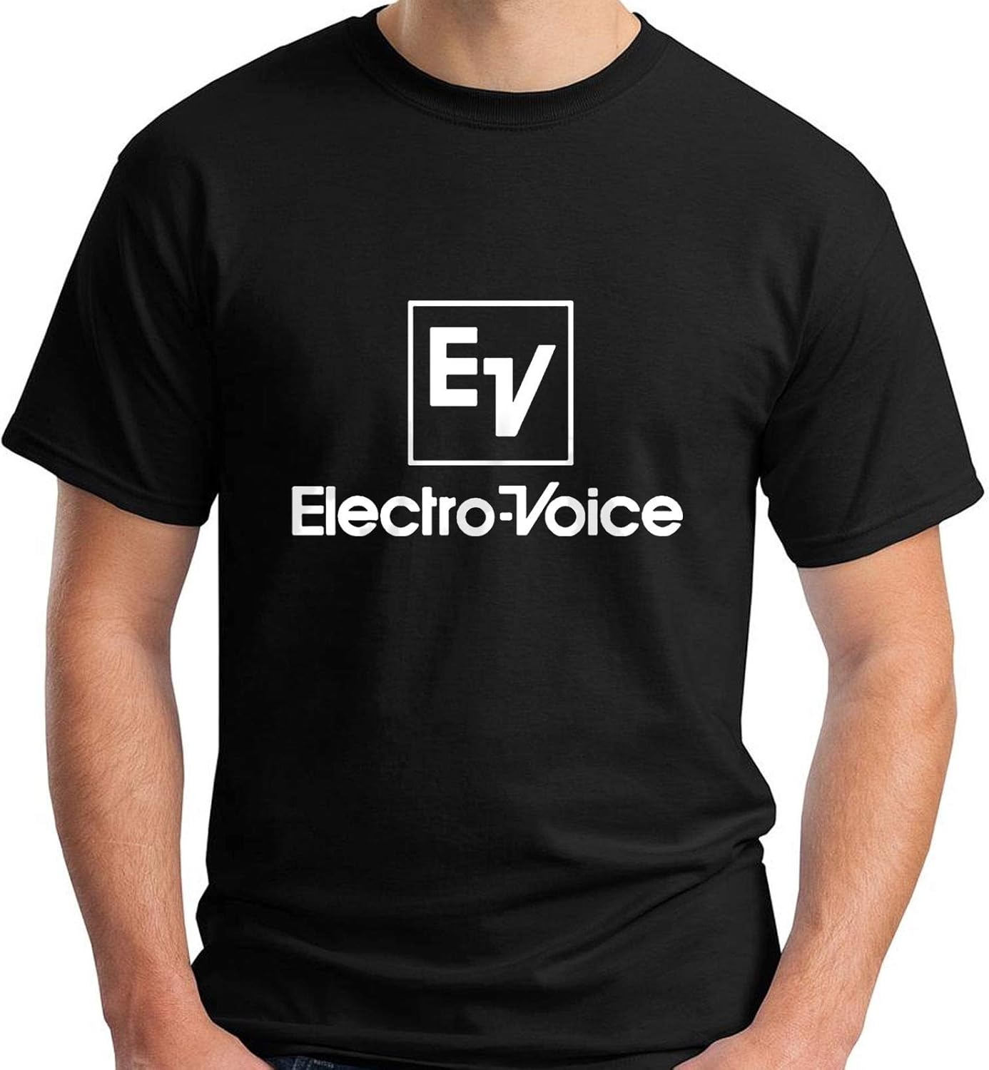 New EV Electro Voice Audio Short Sleeve Black Men's TShirt Amazon.co