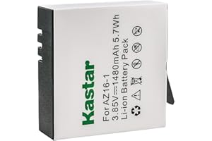 Kastar 1-Pack Battery Replacement for Xiaomi YI AZ16-1, Xiaomi YI AZ16-2 Battery, Xiaomi Yi 4K, Xiaomi Yi 4K+, Xiaomi Yi Lite, Xiaomi YI 360 VR Sport Action Camera Camcorder