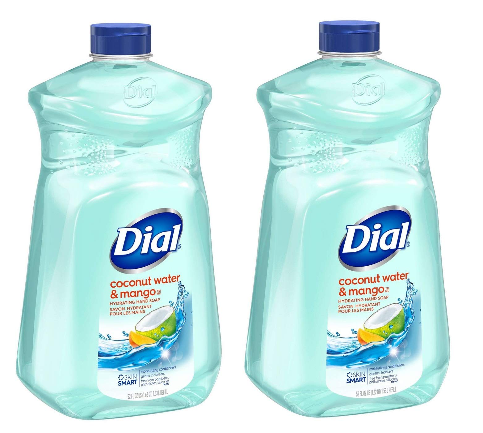 Dial Liquid Hand Soap Refill Coconut Water And Mango Moisturizer