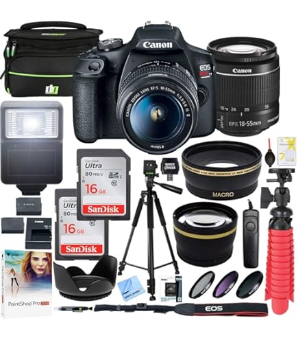 Amazon.com : Canon EOS Rebel T7 DSLR Camera | 2 Lens Kit with EF-S