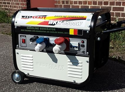 Benzin Stromerzeuger 5500w Mit Radsatz Notstromaggregat