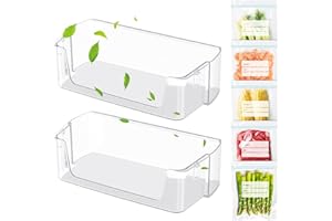 POOLKEY (2 PACK)UPGRADED DA97-20989A Refrigerator Door Shelf Bin Replacement for Samsung Refrigerator Left Door Shelf Parts RF28T5001SG, RF28T5001SR, RF28T5101SR, Replace PS16556771 DA63-09780A Door Bin