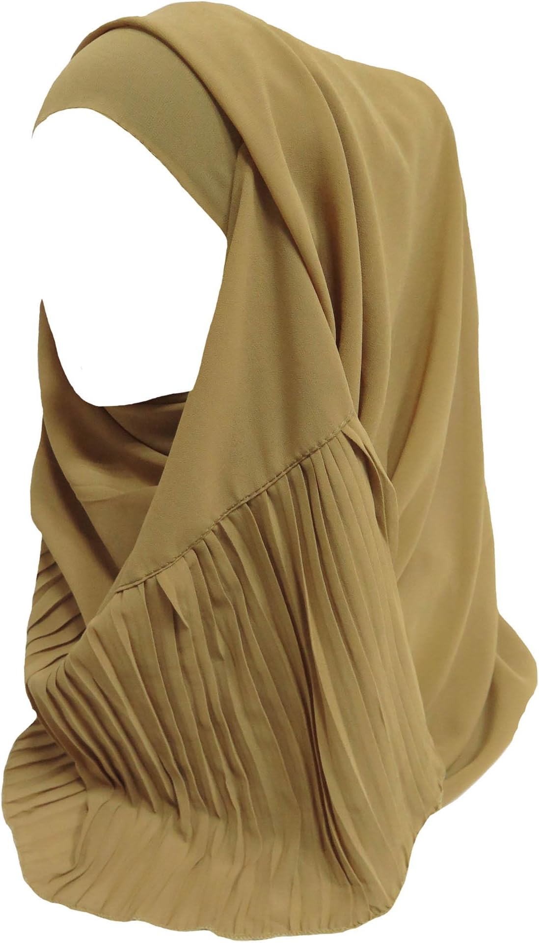 Lina & Lily Pleated Chiffon Muslim Hijab Head Scarf