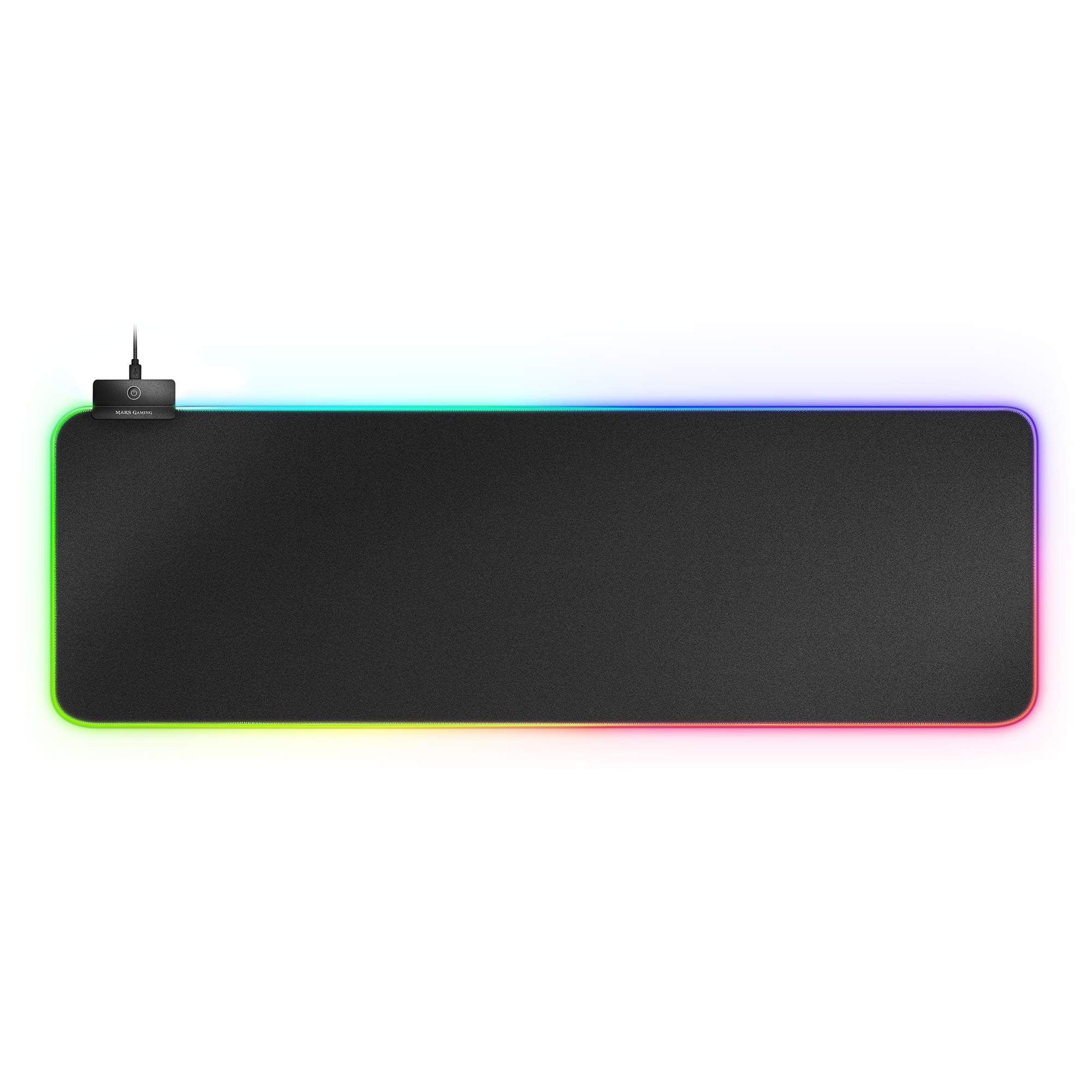 Mars Gaming MMPRGB2 XXL Mouse Mat 800 x 300 x 4 mm, RGB 12 Modes, 2 USB 2.0