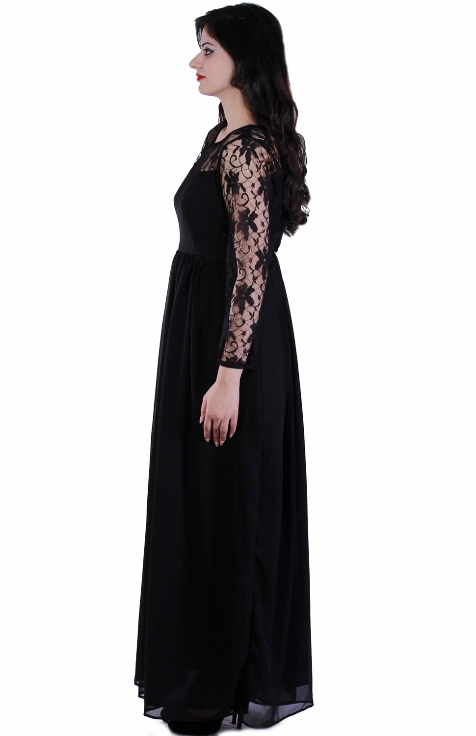 blue blaze women's gown (bba500_black)