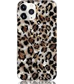 Custodia J.west Per IPhone 13 Pro Max Con Fantasia Leopardo Vintage Glitter - Morbida TPU Trasparente - Donna - 3