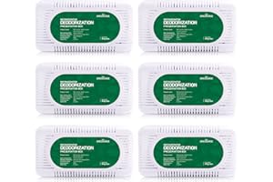 Gresource Fridge Deodorizer 6 Pack, Refrigerator and Freezer Deodorizer Odor Eliminator Reusable, Unscented Activated Carbon Odor Absorber and Moisture for Freezers, Coolers and Closet
