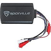 Rockville PS20 ATV/UTV/Motorcycle 2-Channel Bluetooth Amplifier, 1200W Peak / 150W RMS, IP65 Waterproof, Class-D, Compact