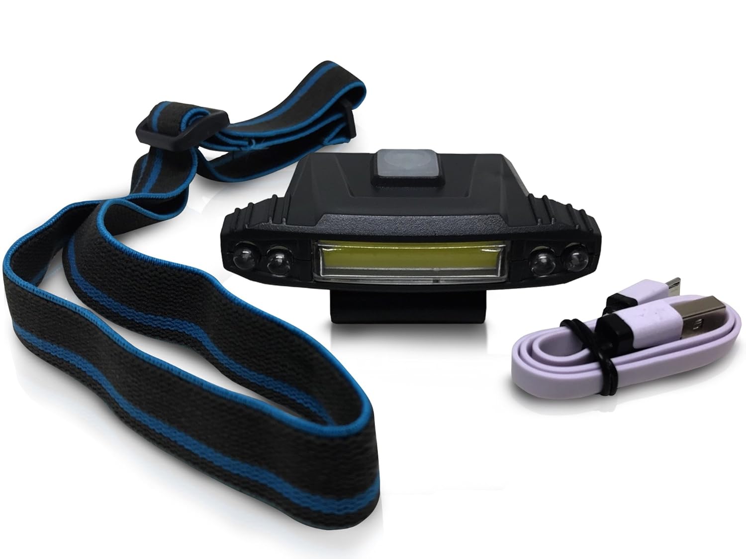 Hard Hat Light Headlight Flashlight Rechargeable Headlamp