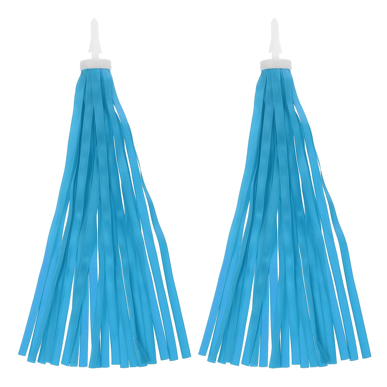 PATIKIL Bike Streamers, Colorful Scooter Handlebar Tassels Grips Ribbon Accessories Decorations for Girls Bicycle Tricycle Handles, Blue