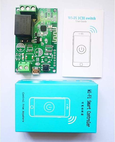 H HILABEE Smart Home WiFi Interruptor de Mdulo de Rel de Interruptor Inteligente Inalmbrico para Android IOS