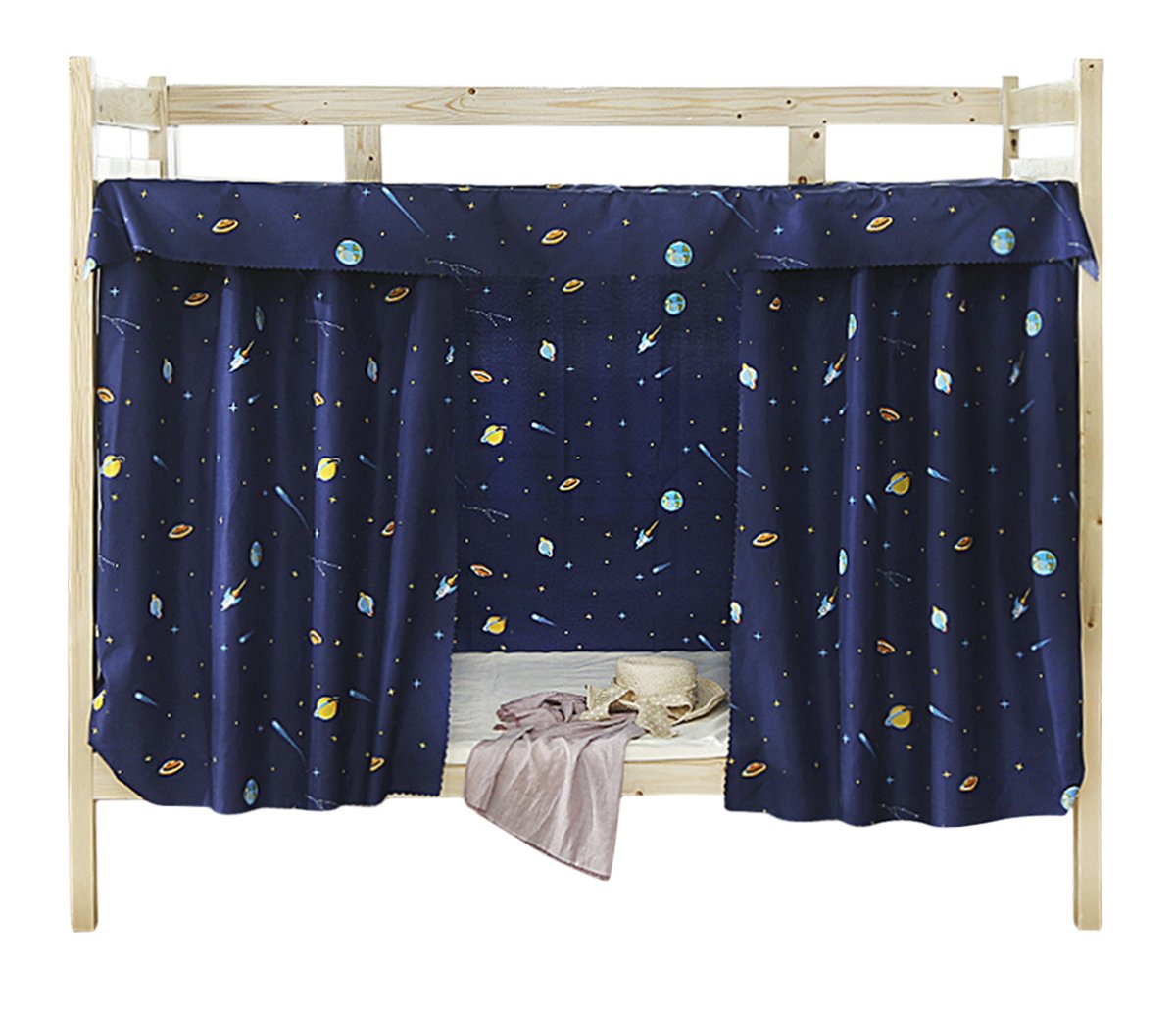 Cabin Bunk Bed Tent Curtain Cloth Dormitory Midsleeper Bed Canopy
