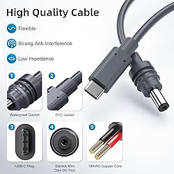 Starlink Mini Cable, 10M/32.8FT Starlink Mini USB C
