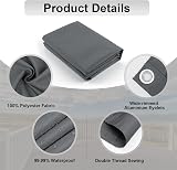 AXT SHADE Balcony Privacy Screen 90x500cm Waterproof Anthracite view 3