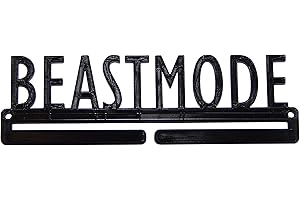 MEDALLURGY Beast Mode Beastmode Spartan Race Obstacle Course Medal Display Rack Hanger Holder for Wall Trifecta