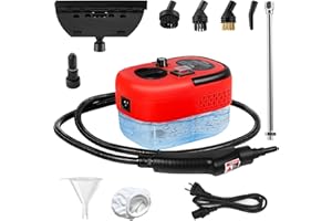 MOVATEK Handheld Steam Cleaner with 1200ml Large Water Tank & High Pressure - for Floors, Upholstery, Grout, Cars, Tiles, Windows, Kitchen