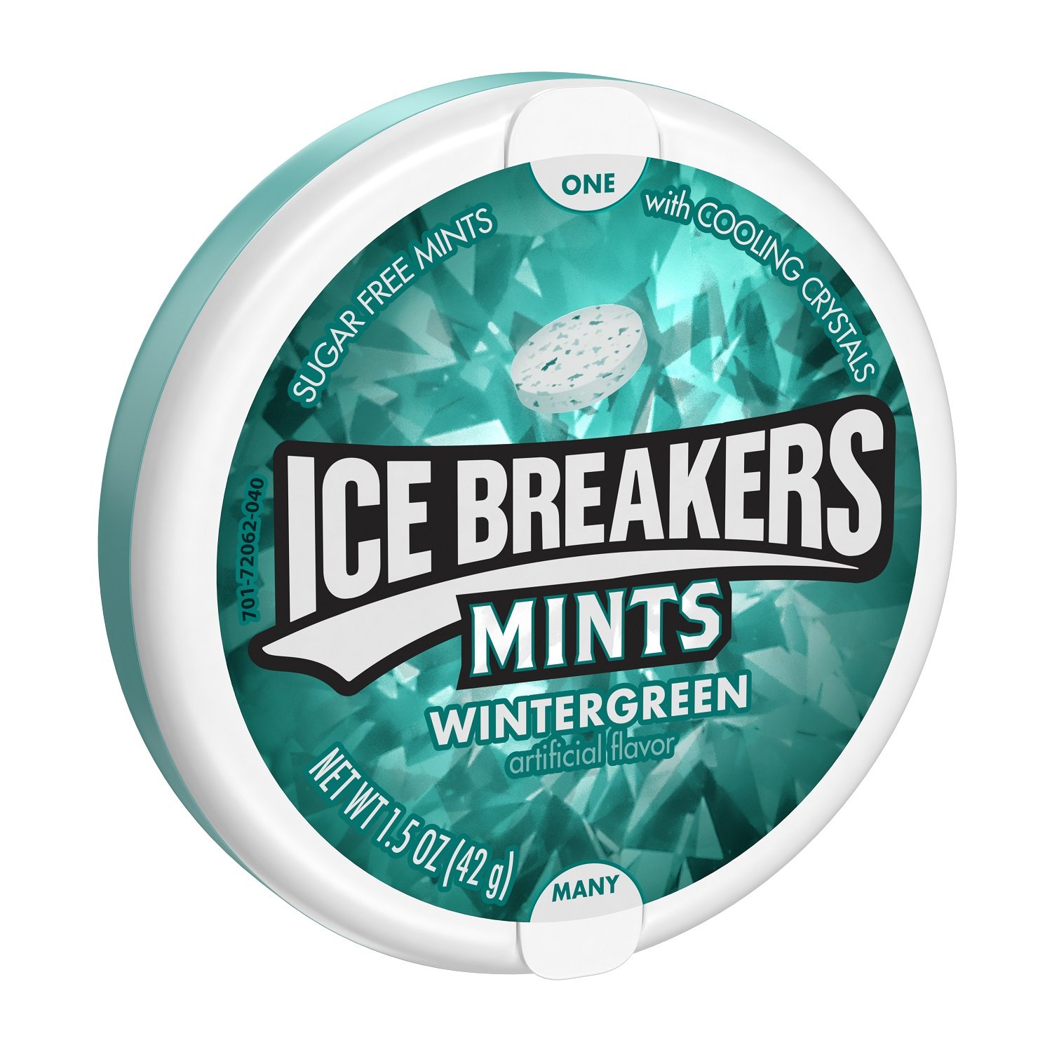 ICE BREAKERS Mints Wintergreen, Sugar Free, 1.5Ounce Tins