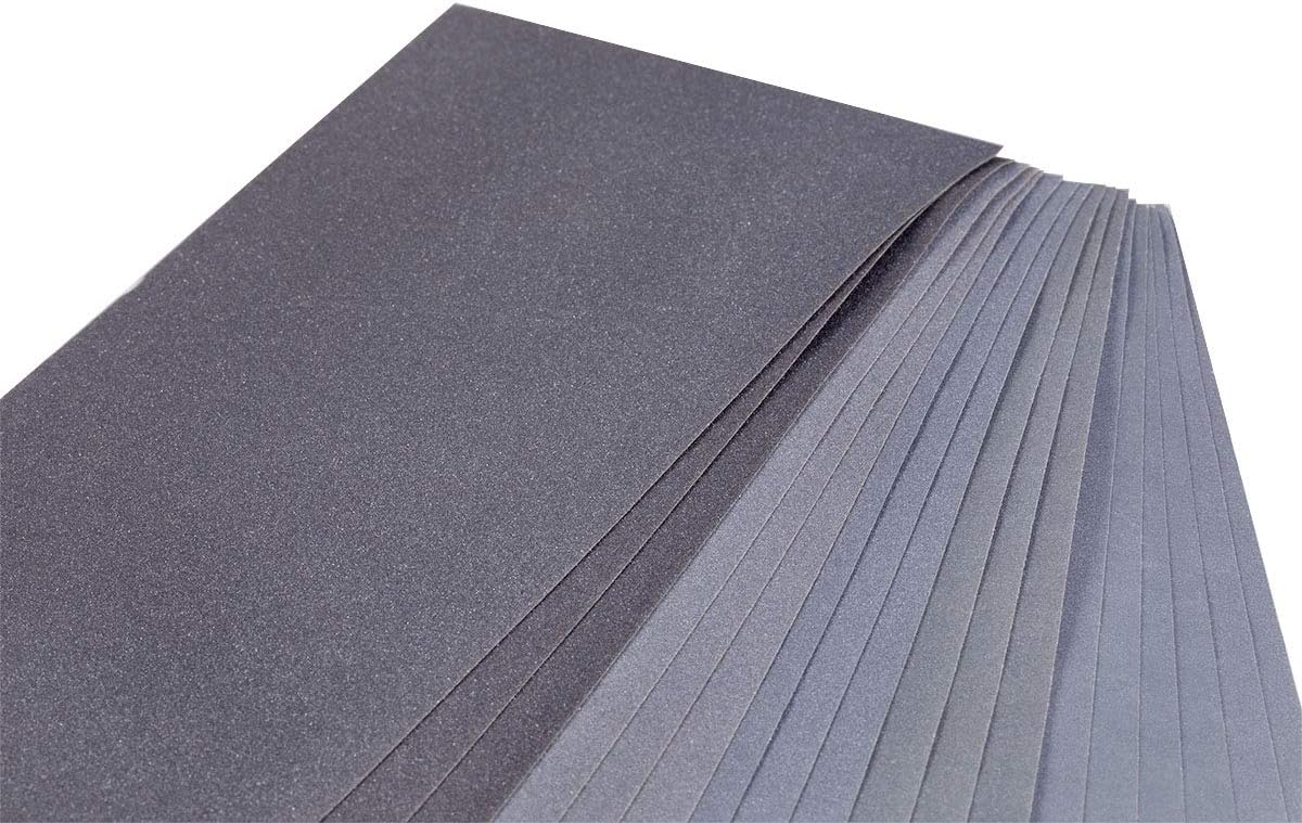 YoiYee 18PCS Wet & Dry Sandpaper Sheets, 23 x 9.5cm, Waterproof Abrasive Sand Paper Roll Roll - Image 5