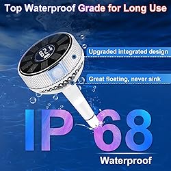 Likiyol 2025 Upgraded Pool Thermometer Floating