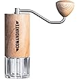 Comandante C40 MK4 Liquid Amber Manual Coffee Grinder, Stainless Steel, Silver/Brown