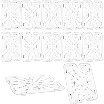 Plastic Drain Shelf For 1/3 Size Food Pan Clear (Pack Of 6 - View #10