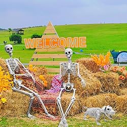 UMEELR 5.4FT Halloween Skeletons, Full Size